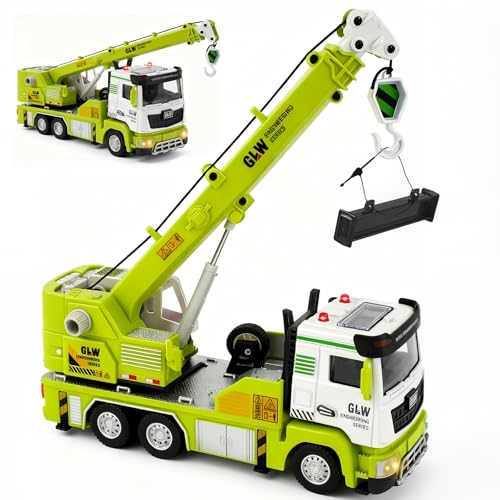 Voicinlili Crane Truck Toy for Boys-1:40 Simulation Model,...