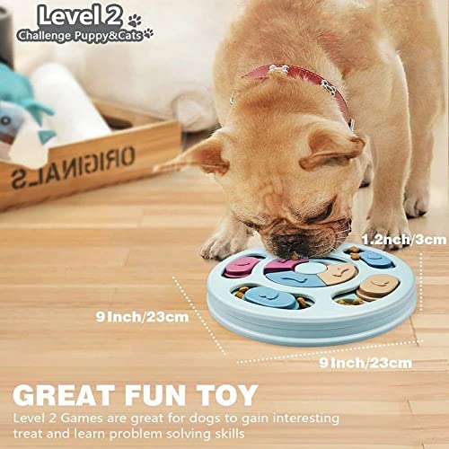 Dog Puzzle Toys Slow Feeder Interactive Puppy Food Dispenser Pet Dogs Training Game (A 23 * 23cm) - Image 5