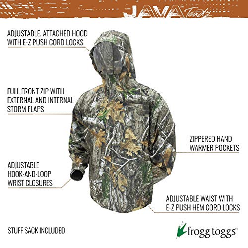 FROGG TOGGS Men's Java Toadz 2.5 Camo Ultra Light Waterproof Breathable Rain Jacket2