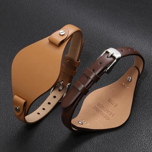 Correa de reloj fina de cuero perfecta para uso al aire libre y reuniones informales 6