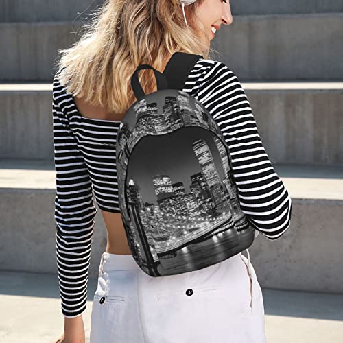 Grand sac à dos pour ordinateur portable motif tortues de mer New York taille S pour étudiant - 7