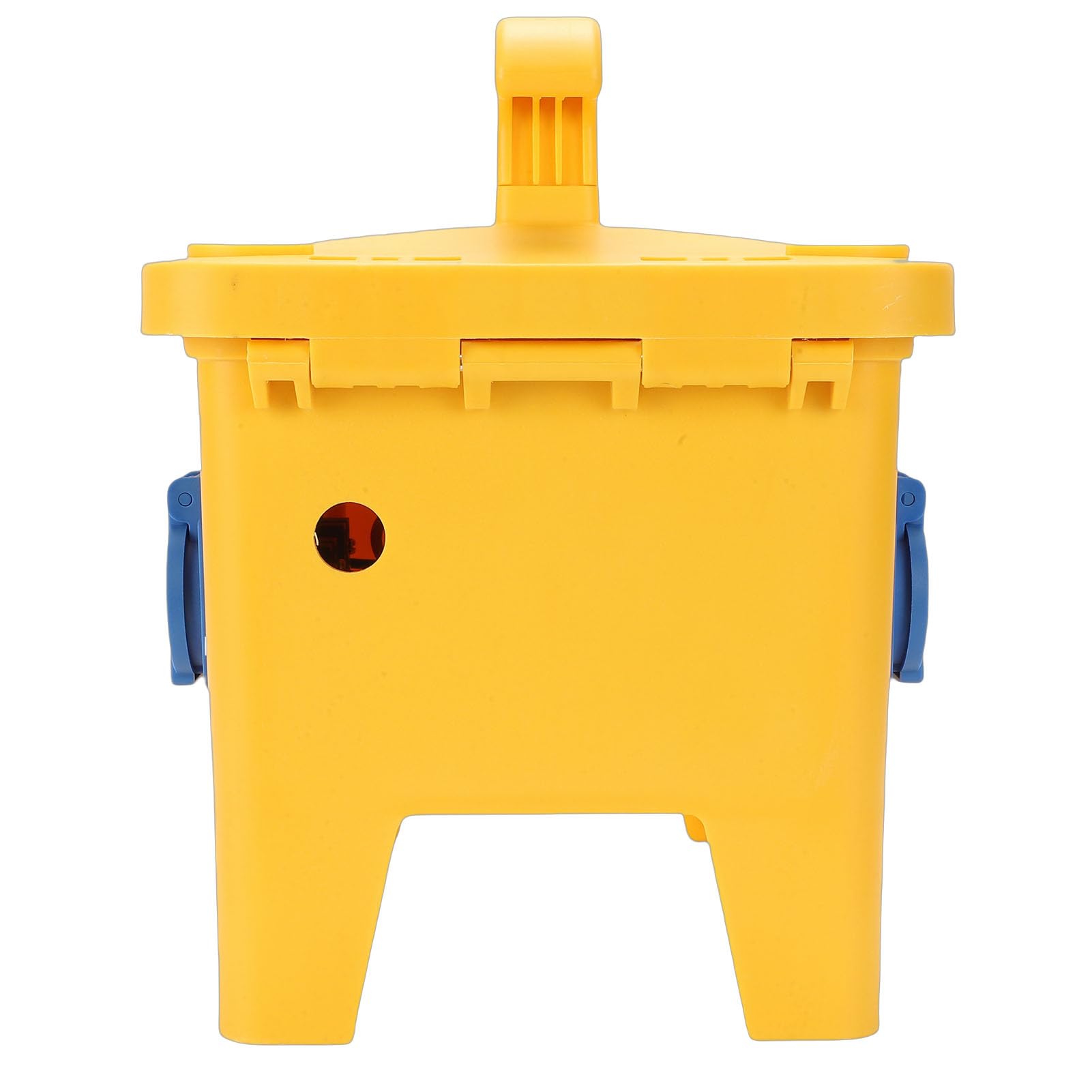Jectse Scatola di Distribuzione Dell'energia Portatile Resistente All'acqua con 6 Prese per Cantiere, Scatola Elettrica IP65 Gialla in Materiale ABS Premium per Cantiere