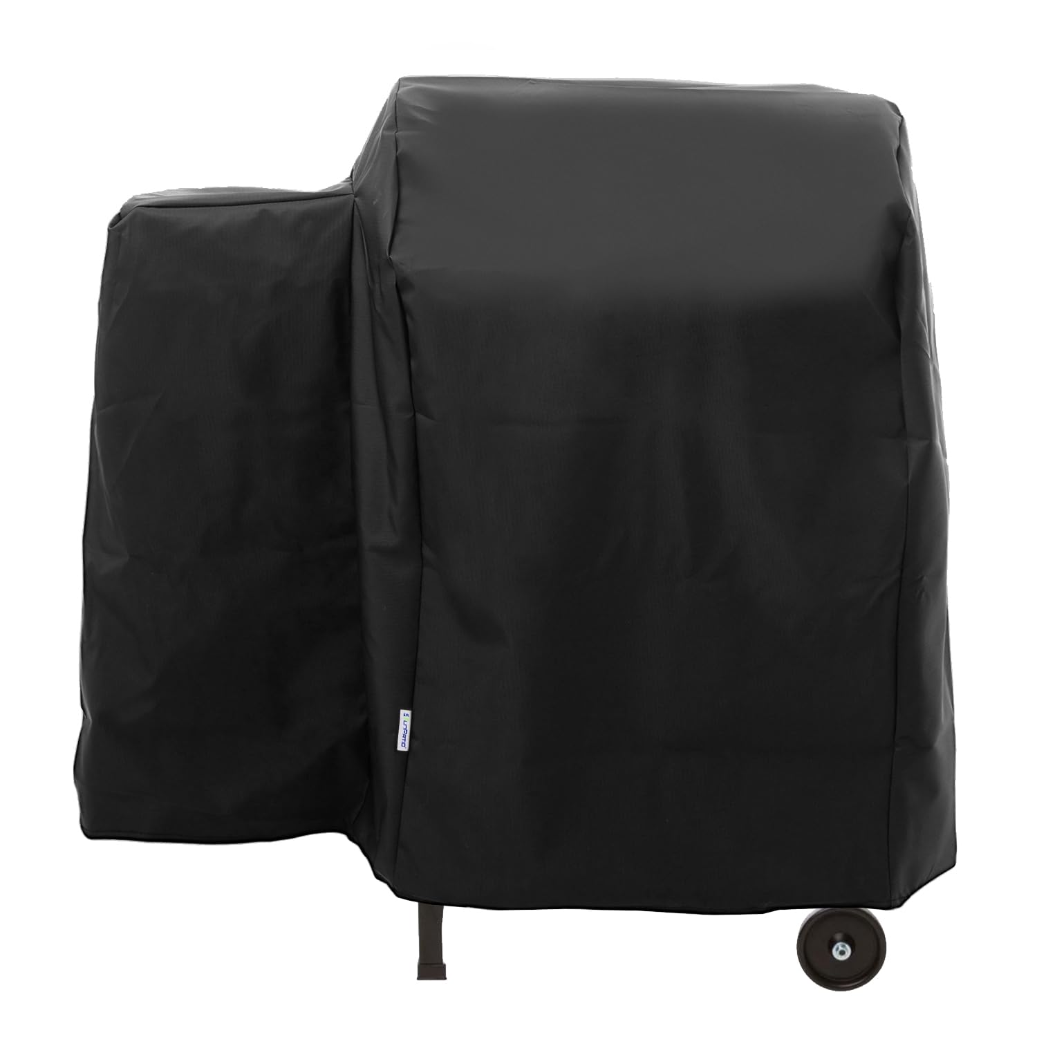 SunPatio Outdoor Heavy Duty Waterproof Grill Cover Compatible for Traeger 20 Series Wood Pellet Grill, Junior, Tailgater and Recteq 340 Grills, Full Length Barbecue Grill Cover, All Weather Protection