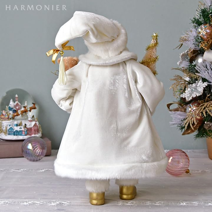 サンタクロースドール アンティークホワイトベージュ サンタクロースドール アンティークホワイトベージュ