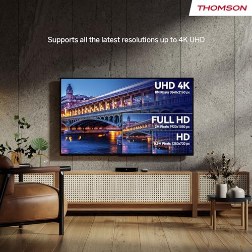 Thomson Streaming Stick 240UK, 4K UHD, Google TV, Google Cast, Google Voice Control, Wifi, Bluetooth, Dolby Atmos, HDR10 - Image 6