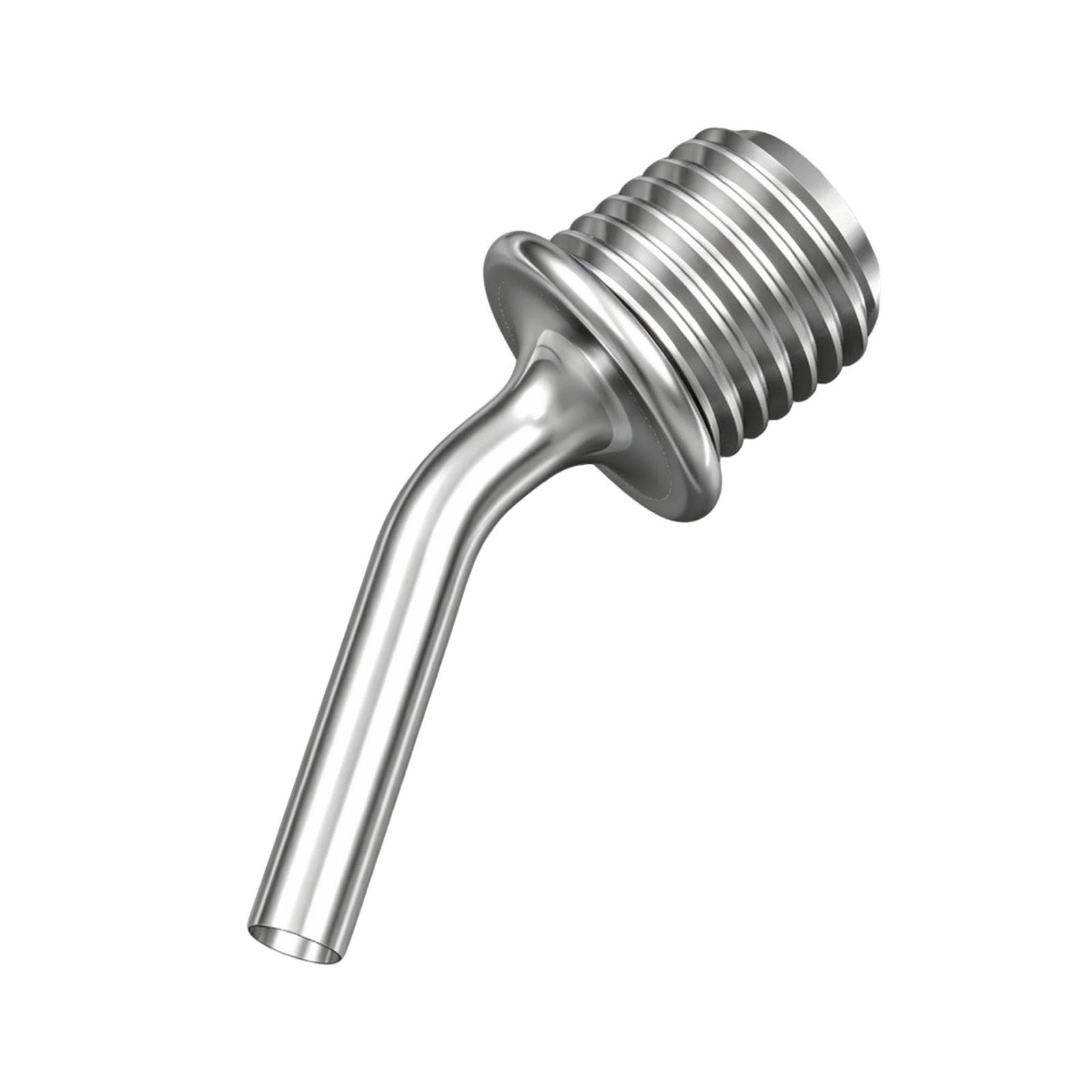 SNAPPSY 5 Pieces Bead Painting Tip Stainless Steel Bead Painting Tip Threaded Hardware for Crafters, Craft Projects Fine Bent Tip*5pc-image-19