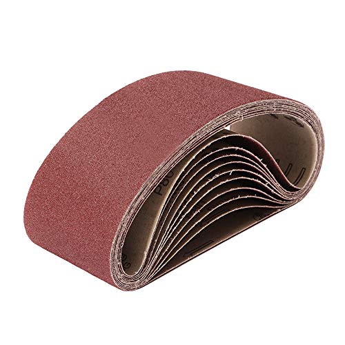 3 Inch x 18 Inch Sanding Belts, 60/80/120/180/240/320/400/600/800/1000 Grits, Belt Sander Tool