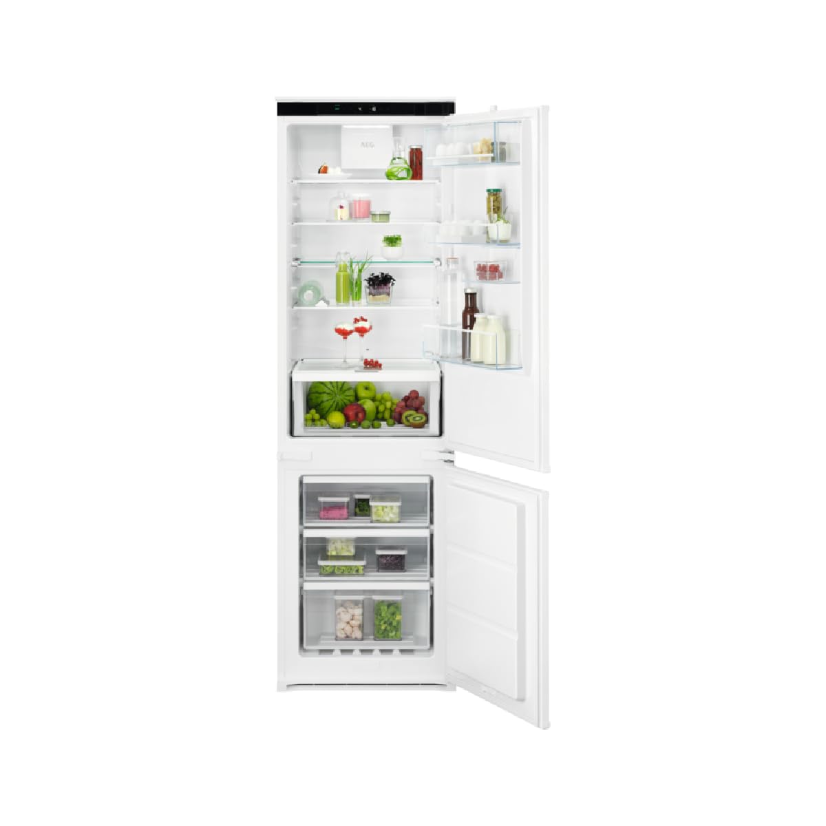 AEG Series 7000 OSC7G181ES Da incasso 256 L E Bianco