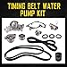 MARSFLUX Timing Belt Water Pump Kits Replacement For 2004-2006 ES330/RX330, 2002-2006 Camry V6 3.0L, 2002-2006 Highlander V6 3.0L, 2004-2008 Solara V6 3.3L Replace 13505-20030, 13568-09080