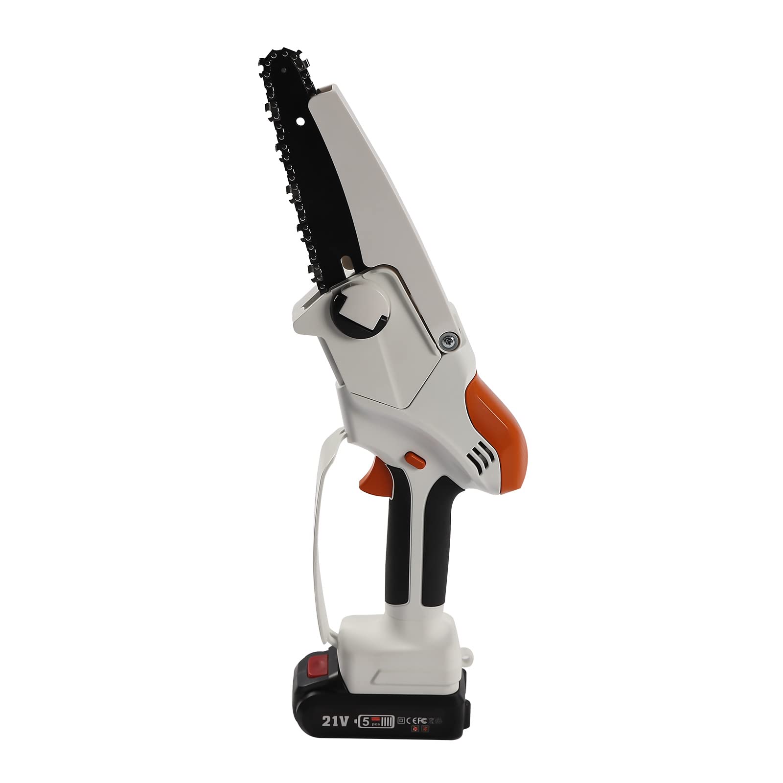 Mini Chainsaw Cordless 21V with 2 Batteries, Handheld Electric Chain Saw