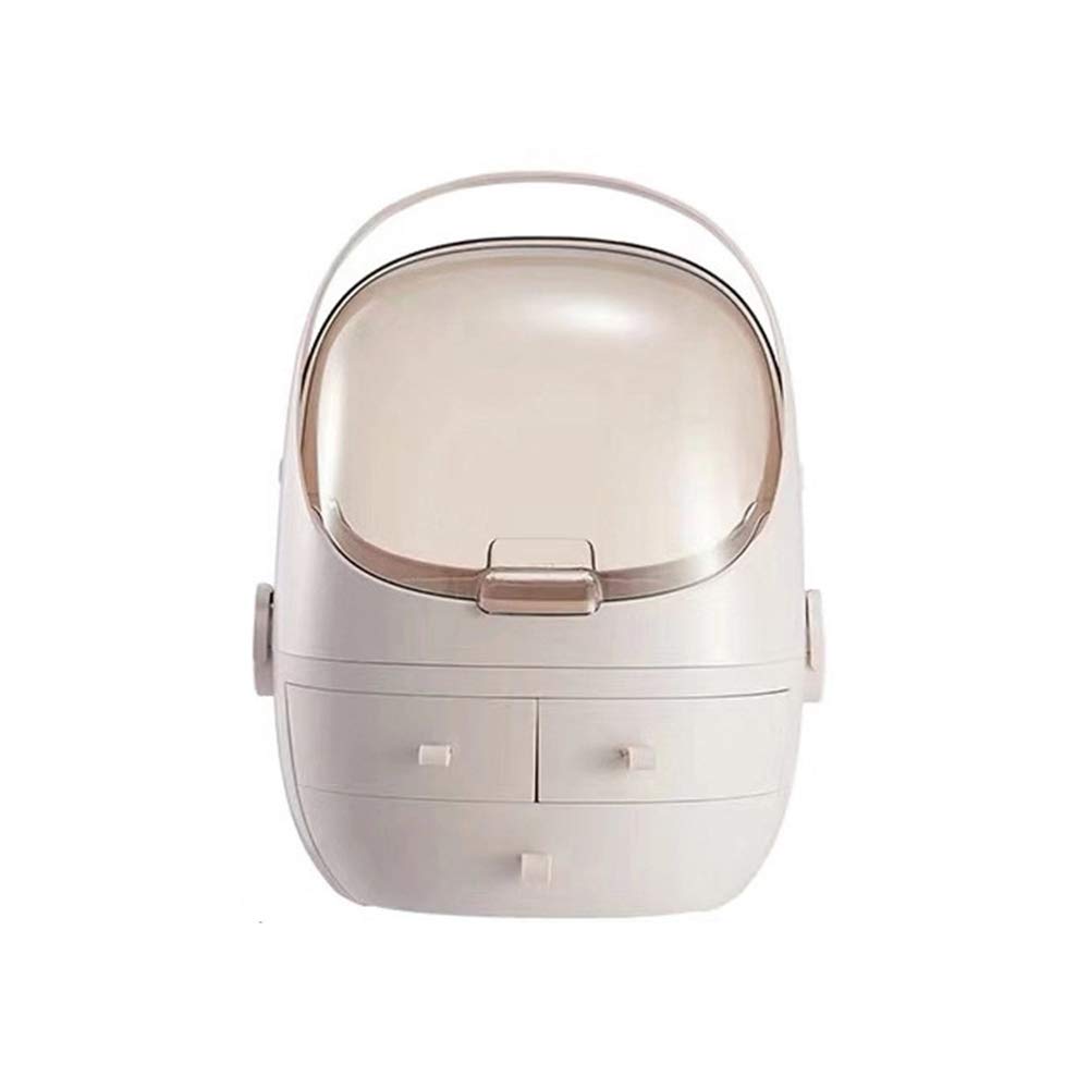 Caja Organizador Maquillaje, Compartimento De Almacenamiento De Cosméticos con Múltiples Funciones, para Las Familias Y Amigos De Las Niñas/Mujeres Saludable