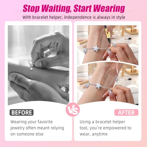 2Pcs Bracelet Helper Tool Jewelry Clasp Assistant