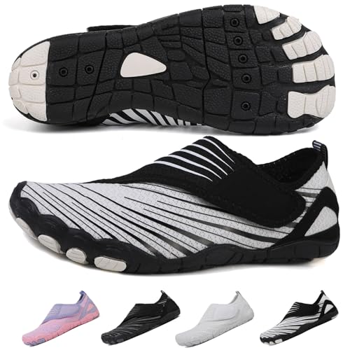 Image of Hike Barefoot Shoes Womens Men,Unisex Barefoot Water Shoes Breathable, Anti-Slip Hiking Footwear for Athletic Wide Toe Shoe Footwear for Hiking, Walking, Running, Yoga, and Water Sports