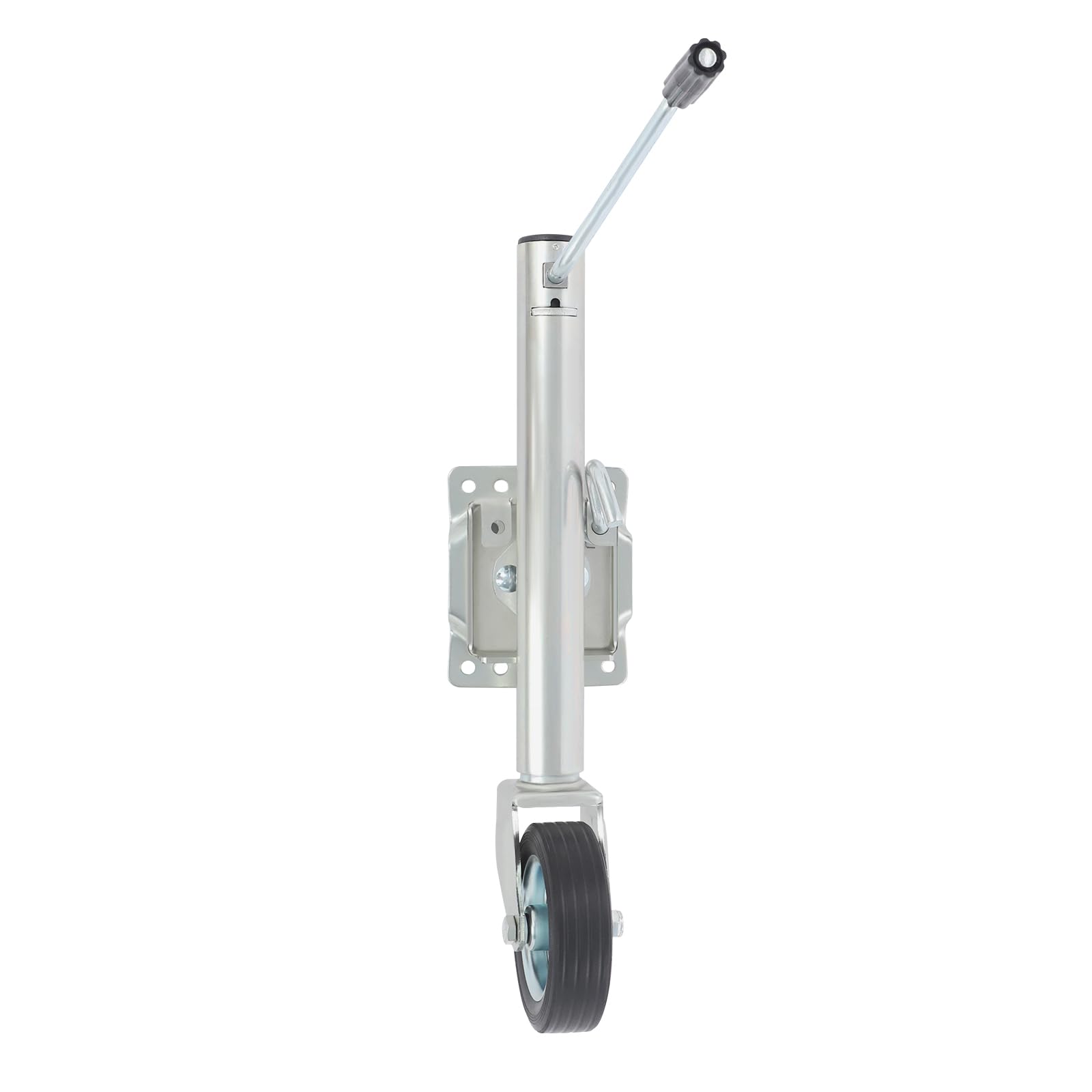 Rueda de remolque con mango – 1200 libras (544 kg) rueda de remolque de barco para marina, motocicleta y remolque | Ruedas de remolque galvanizadas con rueda de 15,2 cm y elevación de 25,4 cm | Fácil