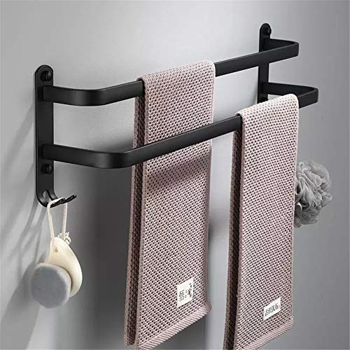Accroche serviette auto-adhésif LWX pour ranger sans percer ni abîmer le carrelage
