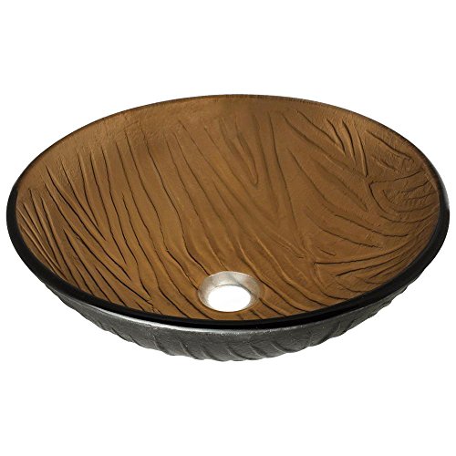Hottest Sale MR Direct 626 Beach Sand Glass Vessel Sink, Beige Black Friday 🔥 MR Direct 626 Beach Sand Glass Vessel Sink, Beige
