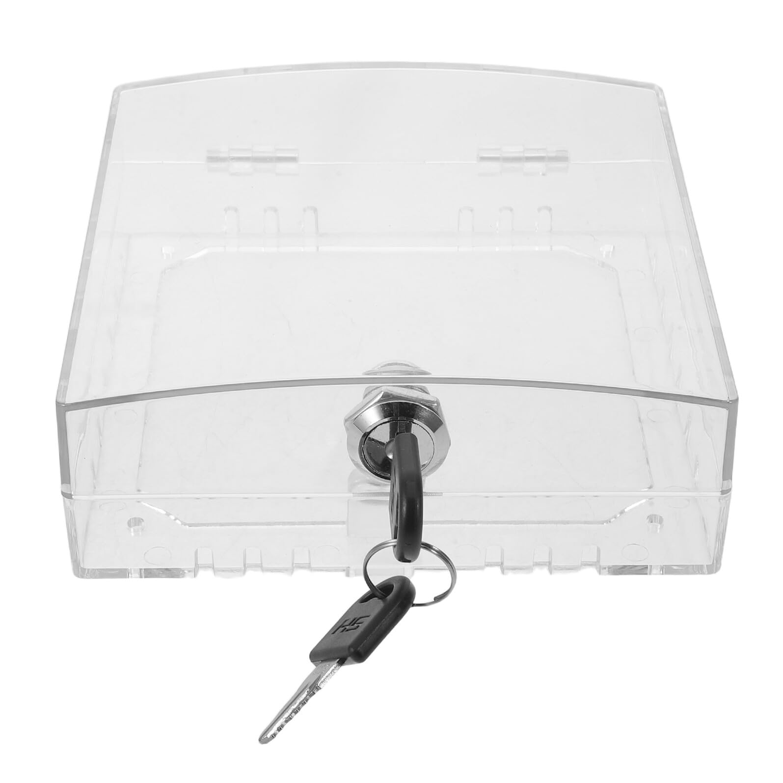Boîtier de verrouillage pour thermostat mural en acrylique transparent avec clé Yardenfun