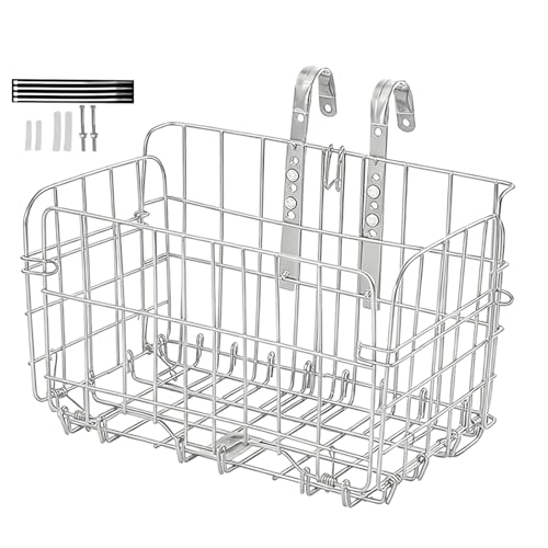 Panier de vélo avant pliable grand rangement contre le mal de dos
