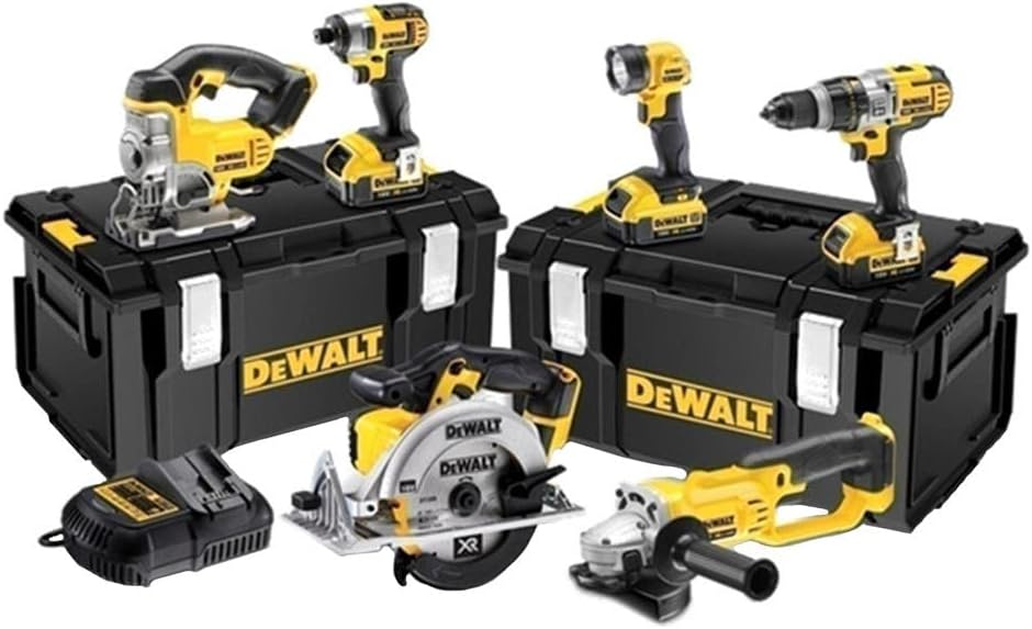 DeWalt DCK694P3 18V Brushless 6 Piece Kit, Black/Yellow