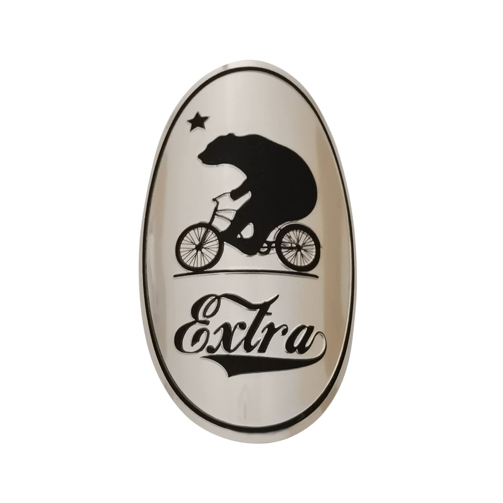 giant bicycle head badge Gepinke Bike Soft Aluminum Decals Stickers for BMX Folding DIY Cycling Accessories (Bear Bike) : Sports & Outdoors Bike Head Tube Badges: The