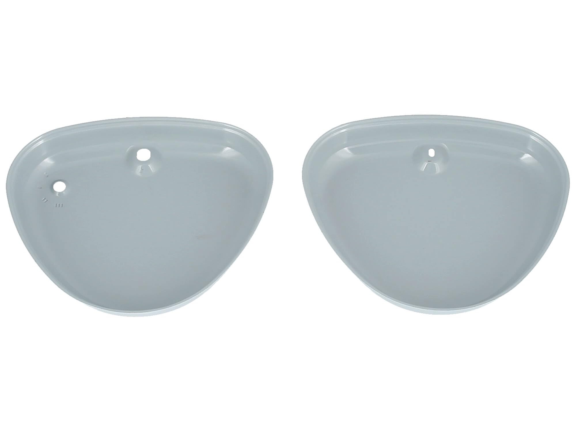 Set: Tank + Seitendeckel, Grau RAL 7000 - für Simson S50, S51, S70