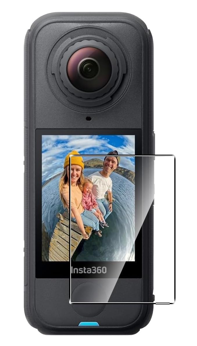 M.G.R.J® Tempered Glass Screen Protector for Insta360 X4 Air 360 Camera (Transparent)-image-10