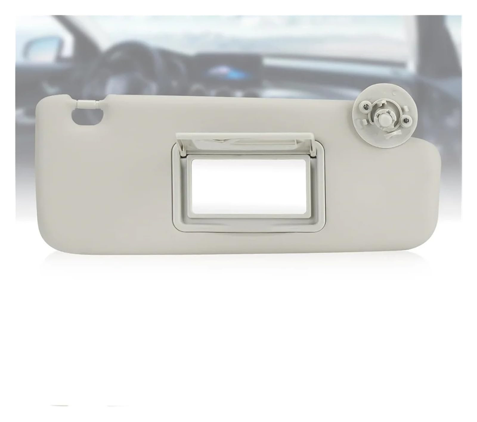 Visiere Parasole Per Chevy Sonic Aveo 2012-2020 | Grigie Con Specchio E Luce Per Il Trucco, Facili Da Installare