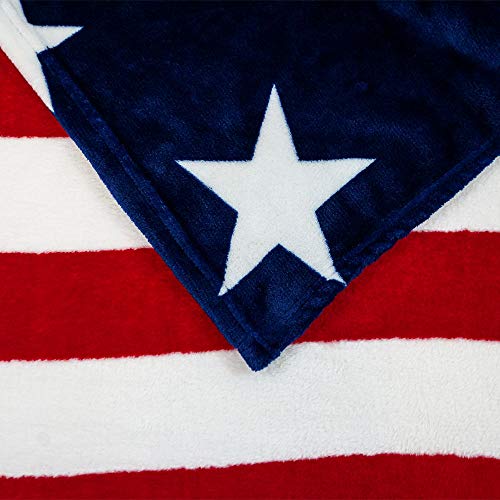 Usa Star Spangled Banner Super Plush Blanket - 50X60 Soft Throw Blanket - Perfect For Cuddle Season! #TOP2