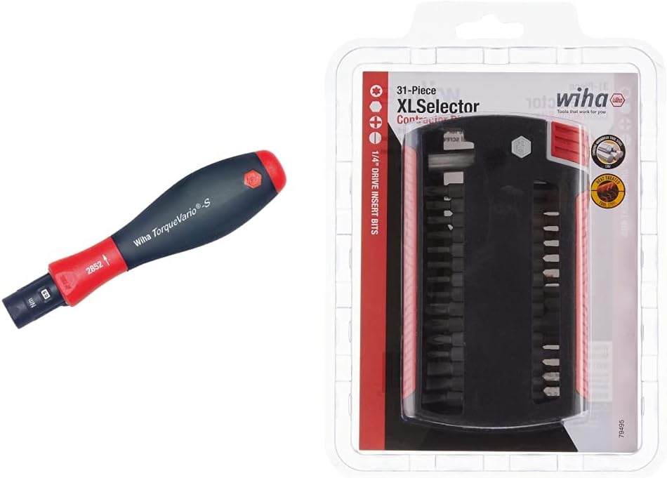Wiha Torque Screwdriver and Bit Set Bundle