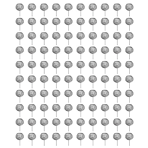 100 piezas canasta de malla para fertilizante acero inoxidable