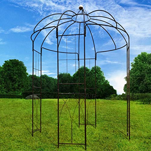 Outour French Style 4-Sided Iron Birdcage Pergola