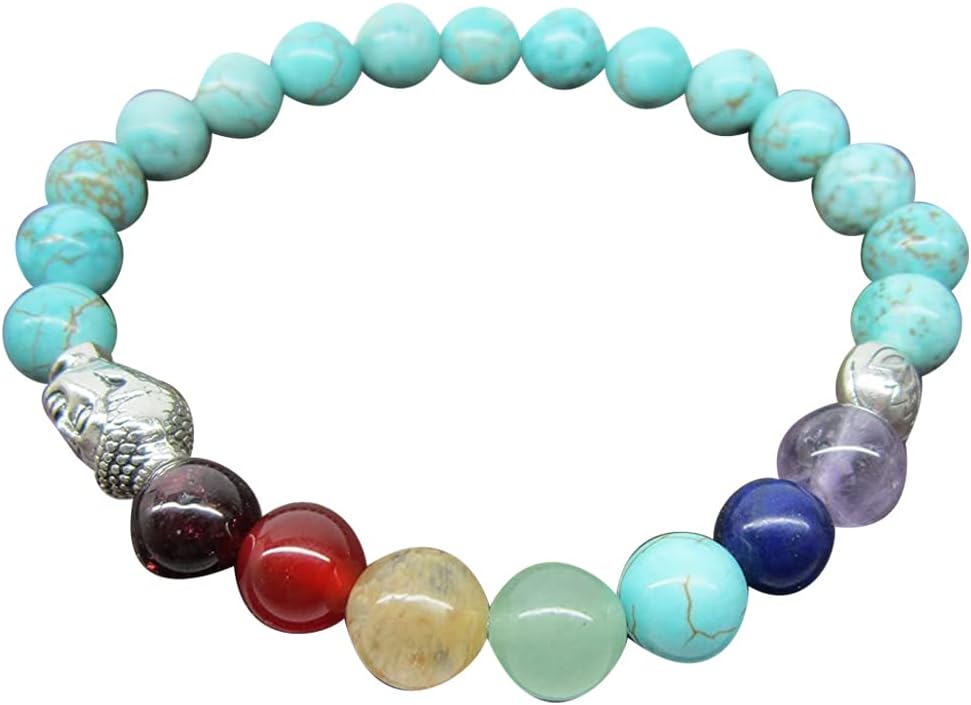 Turquoise Chakra Bracelet Turquoise Chakra Gemstone Bracelet Yoga Turquoise Chakra Bracelet Turquoise Meditation Bracelet Mala Turquoise Protection, Health Love Bracelet