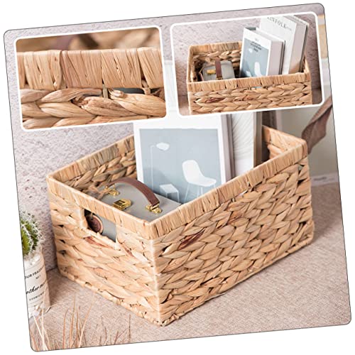 Panier de rangement tissé pour optimiser l'espace et ranger une table encombrée - 8