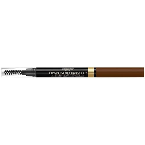 Vista 38 de L'Oreal Paris Brow Stylist Shape & Fill - Lápiz de maquillaje mecánico para cejas de ojos, rubio oscuro, 0.008 onzas