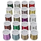 VIELE ANWENDUNGEN: Dieses Nähgarn Nähmaschine Set ist ideal für eine Reihe von Bastelarbeiten wie Kreuzstich, Handnadelarbeiten, Stickereien, Schmuckherstellung, Freundschaftsarmbänder und mehr. Das Polyester Nähgarn kann sowohl auf dünnen als auch auf dicken Stoffen wie Wolle, Denim, Spitze, Bändern, Baumwolle, Leder, Nylon und Gummibändern verwendet werden. Sie können die Fäden auch zum Quilten, zur Kissenherstellung, zur Polsterreparatur und zum Gestalten von Kleidung verwenden.