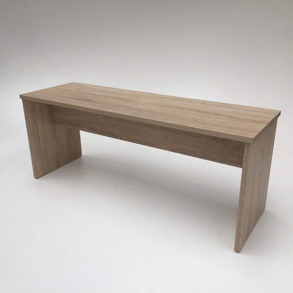 Möbel SD Bank — Sonoma Eiche hell Sägerau, 110 cm x 35 cm x 44 cm