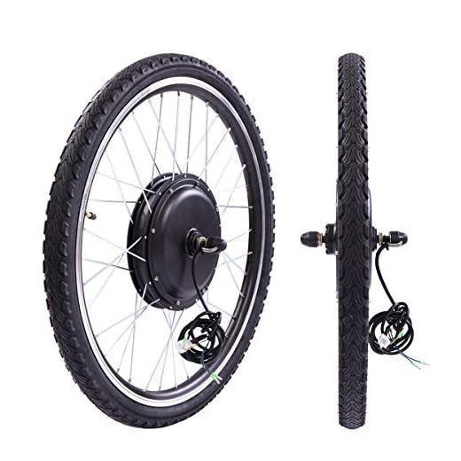 Thegreatshopman 36V 500W 26" Ebike Front Wheel Electric Bicycle Motor Conversion Kit Motor Hub