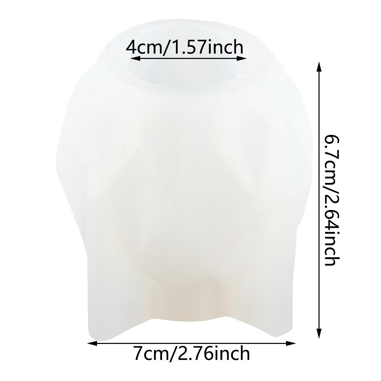 XIAOSHUI Diamond Ball Candle Mold Diamond Resin Casting Mold Ball Silicone Candle Molds for Candle Home Decorate Mold Candle Making Mold Aromatherapy Candles Gypsum Clay Craft