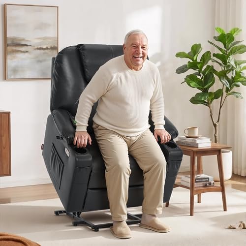 Image of MCombo Oversized Power Lift Recliner Chair for Elderly, Big and Tall R7510