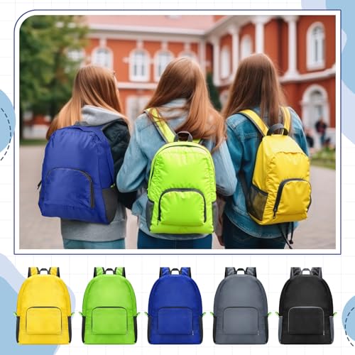 Image of Eccliy 50 Pack Backpacks in Bulk 17 Inches Back Pack Basic Backpack for adult Lightweight Outdoor Travel Bookbags (5 Classic Color)