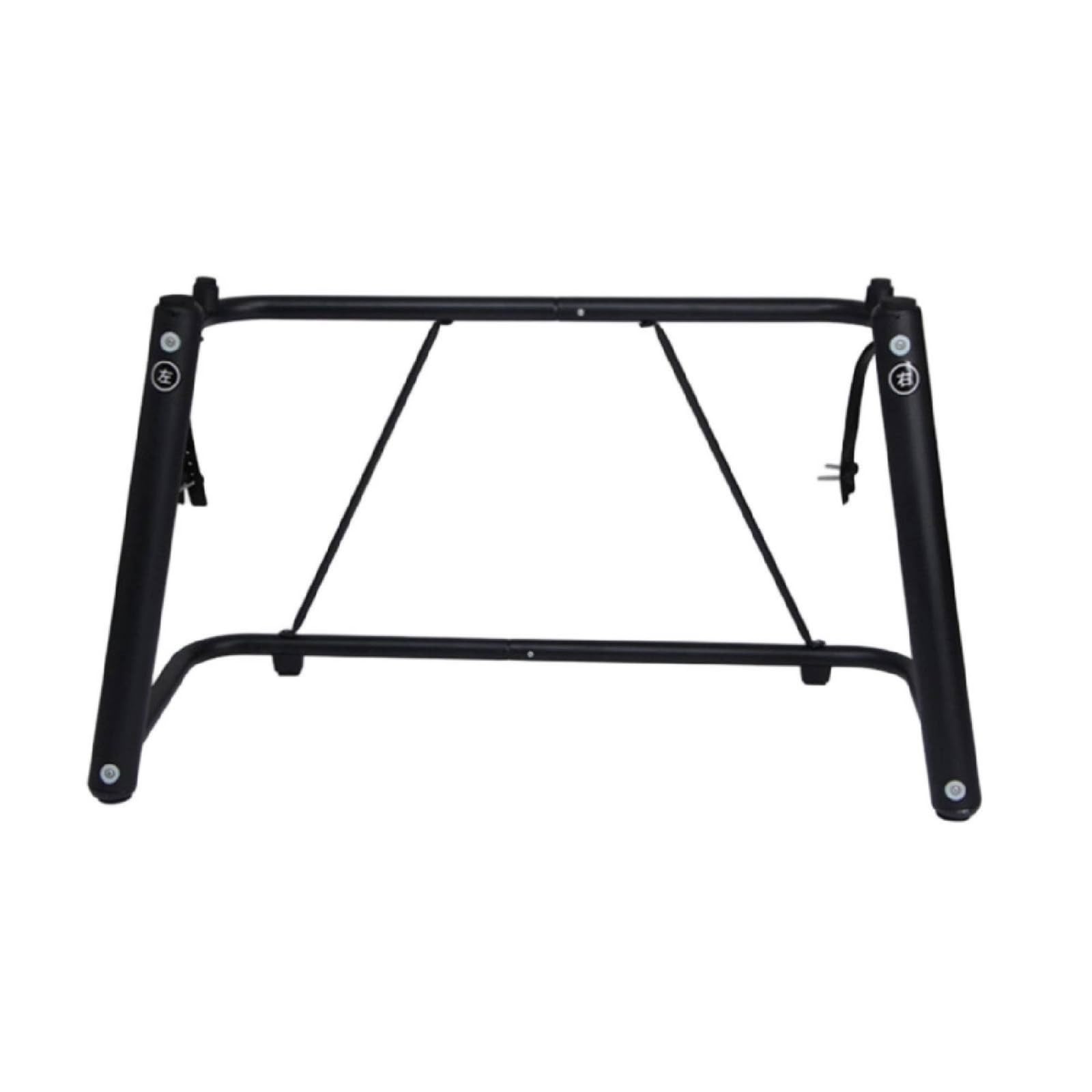 Soporte de Teclado Soporte Atril Base Bastidor Digital Metálico con Base de Gran Apoyo y Diseño Ergonómico Estabilidad para Interpretación Adecuado , Negro