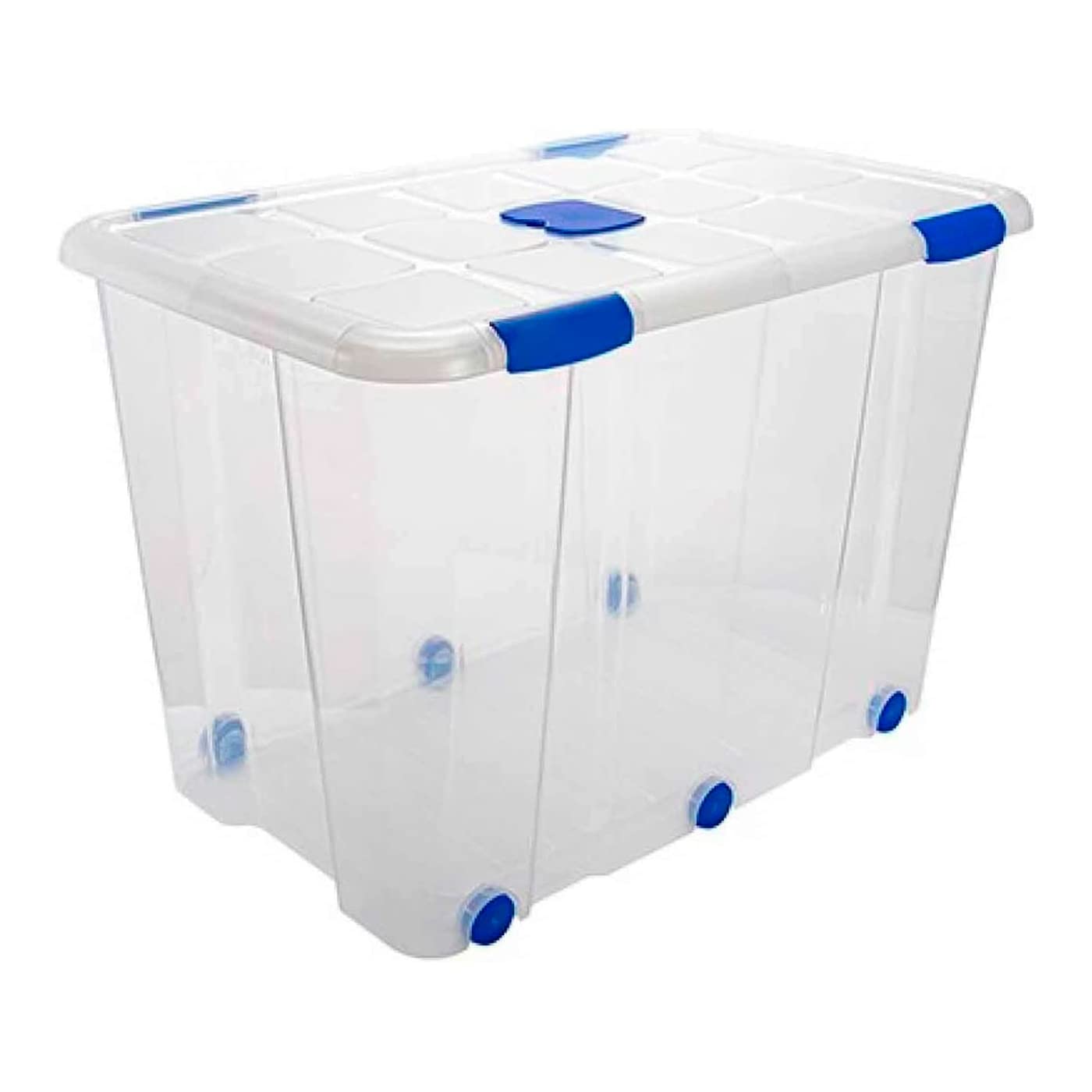 Acan Tradineur – Caja de almacenamiento N.º 19 – Capacidad de 160 Litros – Fabricado en España - Contenedor para almacenar libros, ropa, mantas