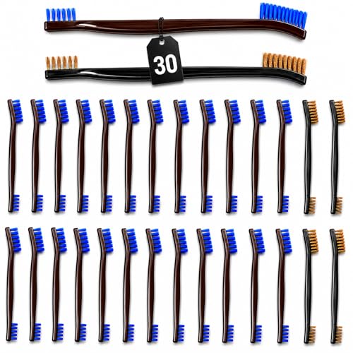 30 Pack Gun Cleaning Brushes Set