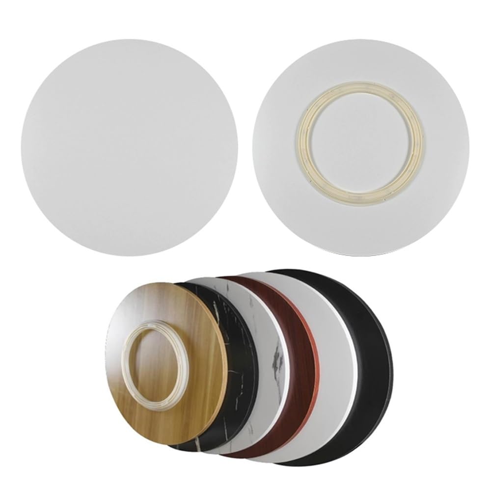 Plateau tournant Lazy Susan en bois de 91,4 cm – Plateau de service rotatif à 360° pour table de salle à manger, parfait pour le partage des aliments, idéal pour les fêtes, les rassemblements et les