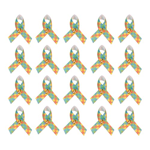 Image of 1 /2 /5 /10 /25 /50 /100pcs Satin Awareness Ribbon Pins (Pick your color), for Cancer & Disease Awareness, Bulk Quantities for Fundraising, Events, Gift Giving