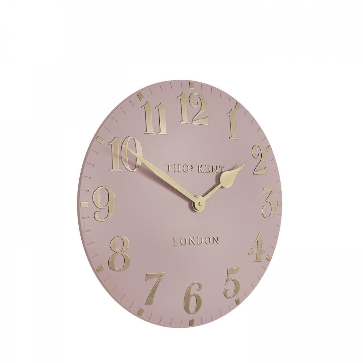 Pagazzi Pink Thomas Kent 12" Arabic Wall Clock Blush