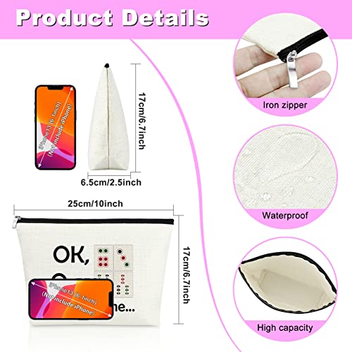 Set 2 Bolsas Cosméticas Mahjong para Mujeres miniatura 2