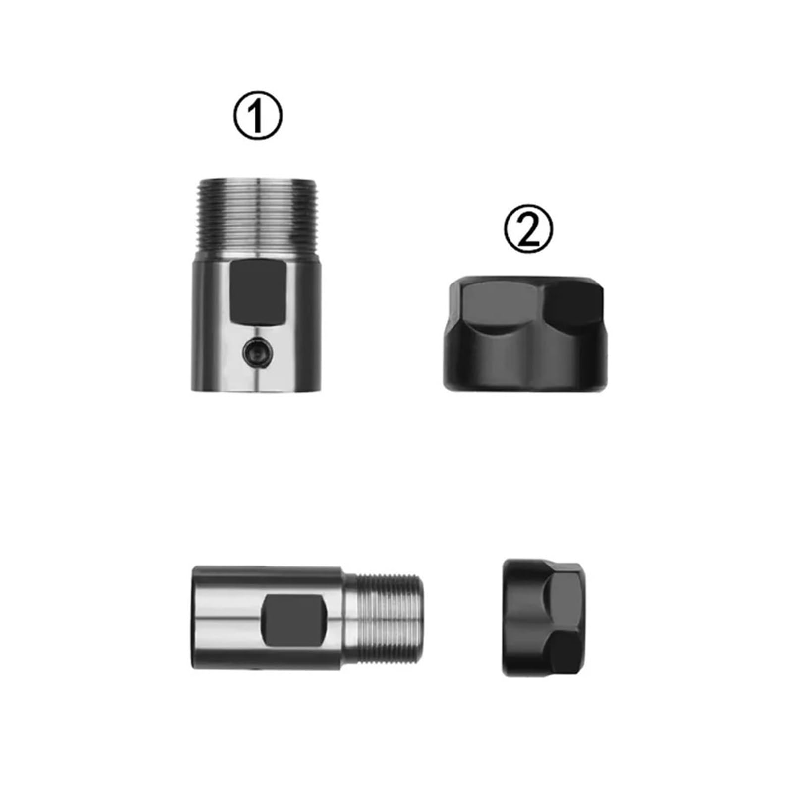 Mandrin porte-outil CNC 1 pièce de mandrin coupe d'arbre moteur, tige d'extension broche, porte-outil CNC(C25-ER20A-50L-16MM)
