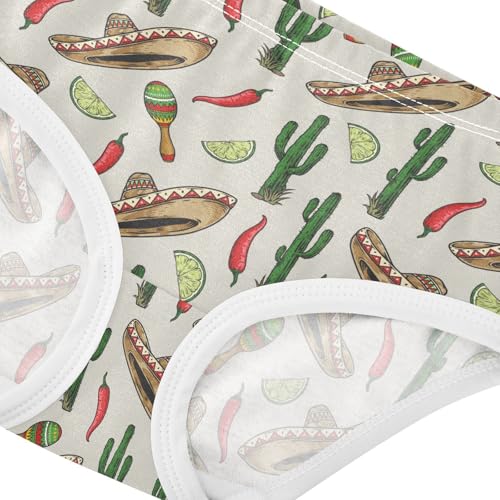 Girls' Underwear Mexican Style Cotton Stretch Comfort Toddler Panties4