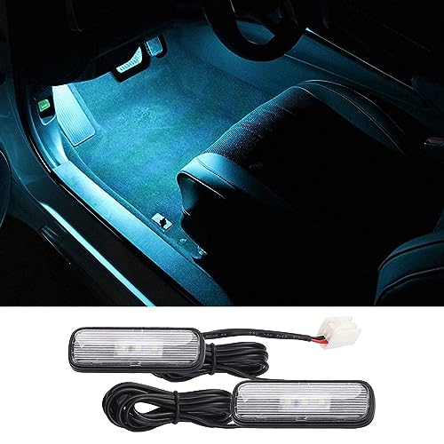 Luz de coche LED interior y lámpara de decoración para pies 6 uds 4